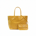 Tote Bag Green Monogram Women's with Matching Pouch – Casual, Everyday, Work, Gift