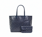 Tote Bag Green Monogram Women's with Matching Pouch – Casual, Everyday, Work, Gift