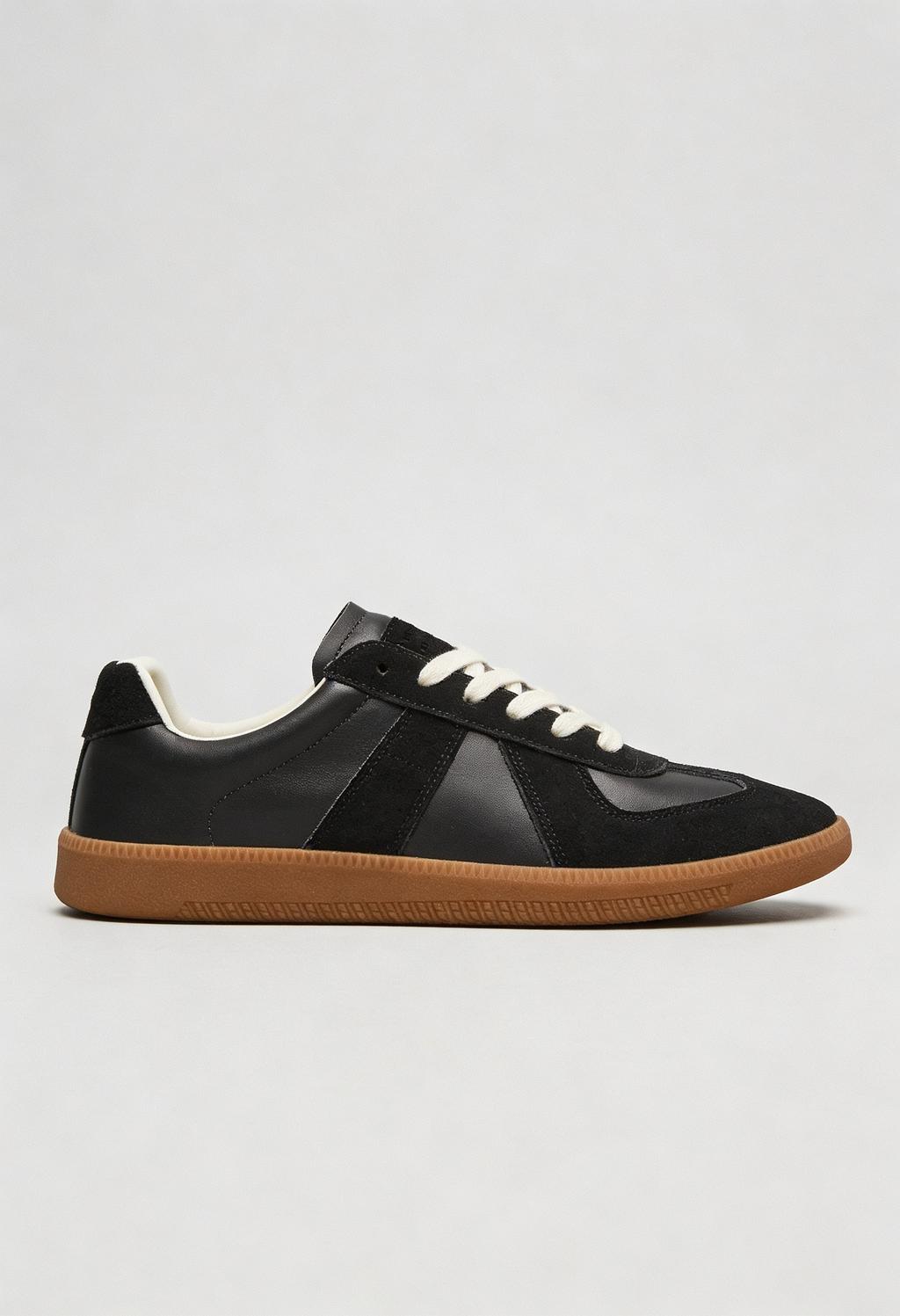 Trainers Leather Suede-Look Brown Men's – Casual, Office, Everyday Lace-Up Shoes with Cushioned Gum Sole