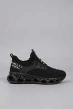 Trainers Women's Black Mesh Lace-Up Cushioned Sole – Running, Walking, Gym, Everyday Athletic Shoes