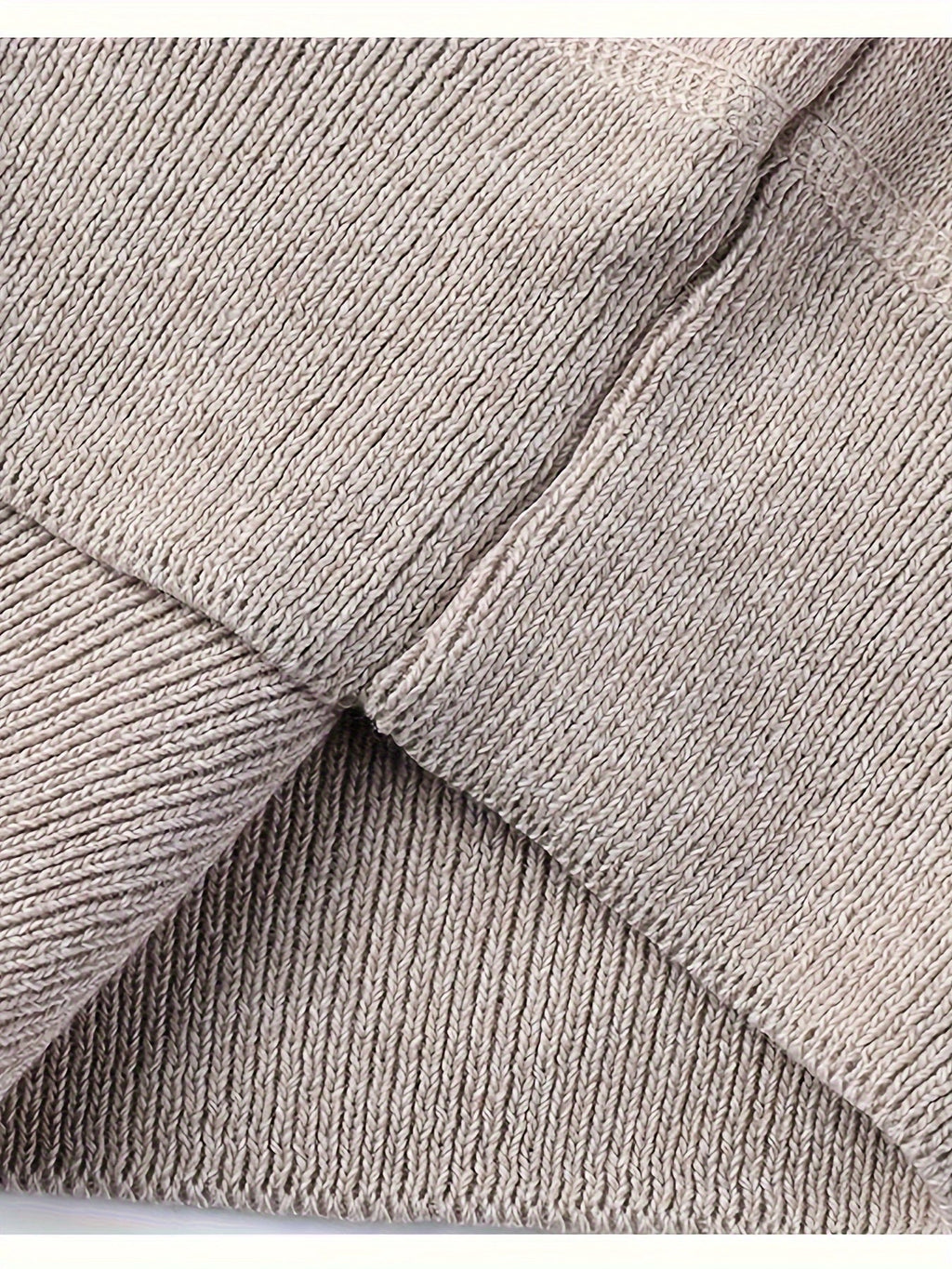 Turtleneck Jumper Fleece-Lined Knit Black Men's – Casual, Winter, Office, Gift · Werune