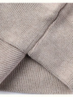 Turtleneck Jumper Fleece-Lined Knit Black Men's – Casual, Winter, Office, Gift · Werune