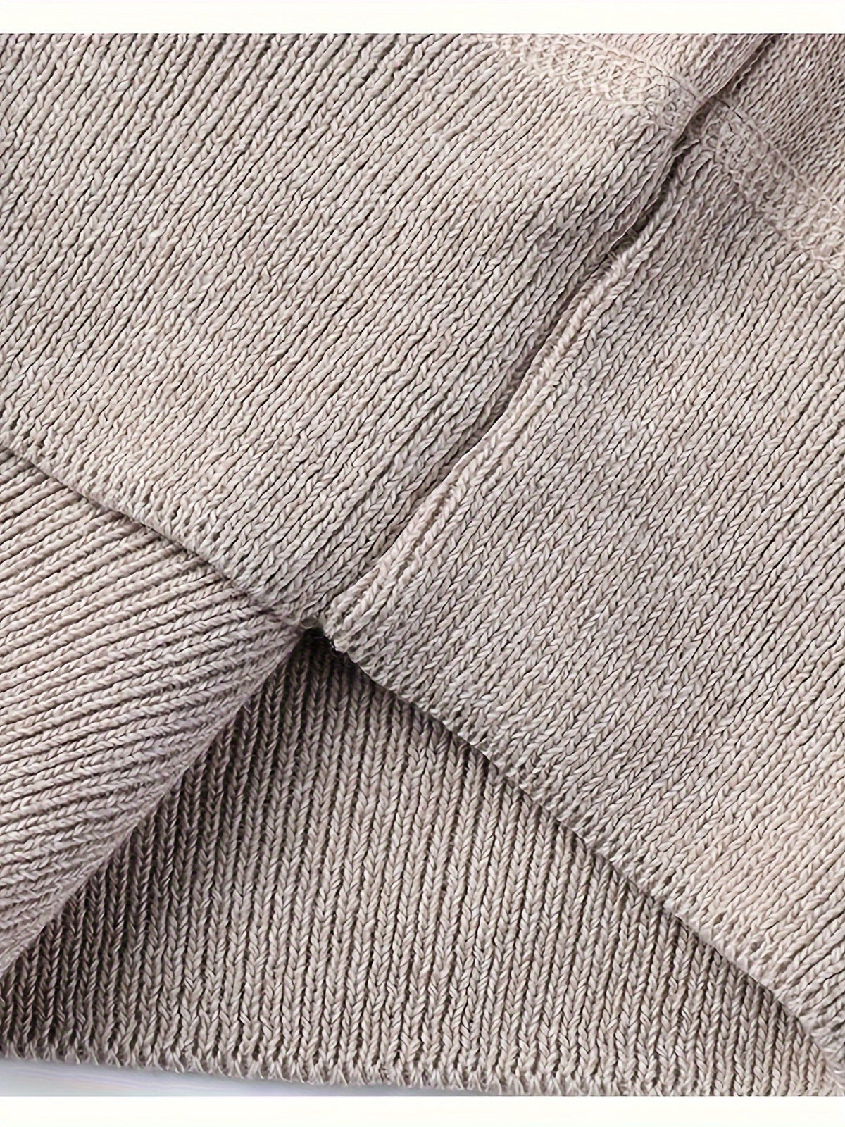 Turtleneck Jumper Fleece-Lined Knit Black Men's – Casual, Winter, Office, Gift · Werune