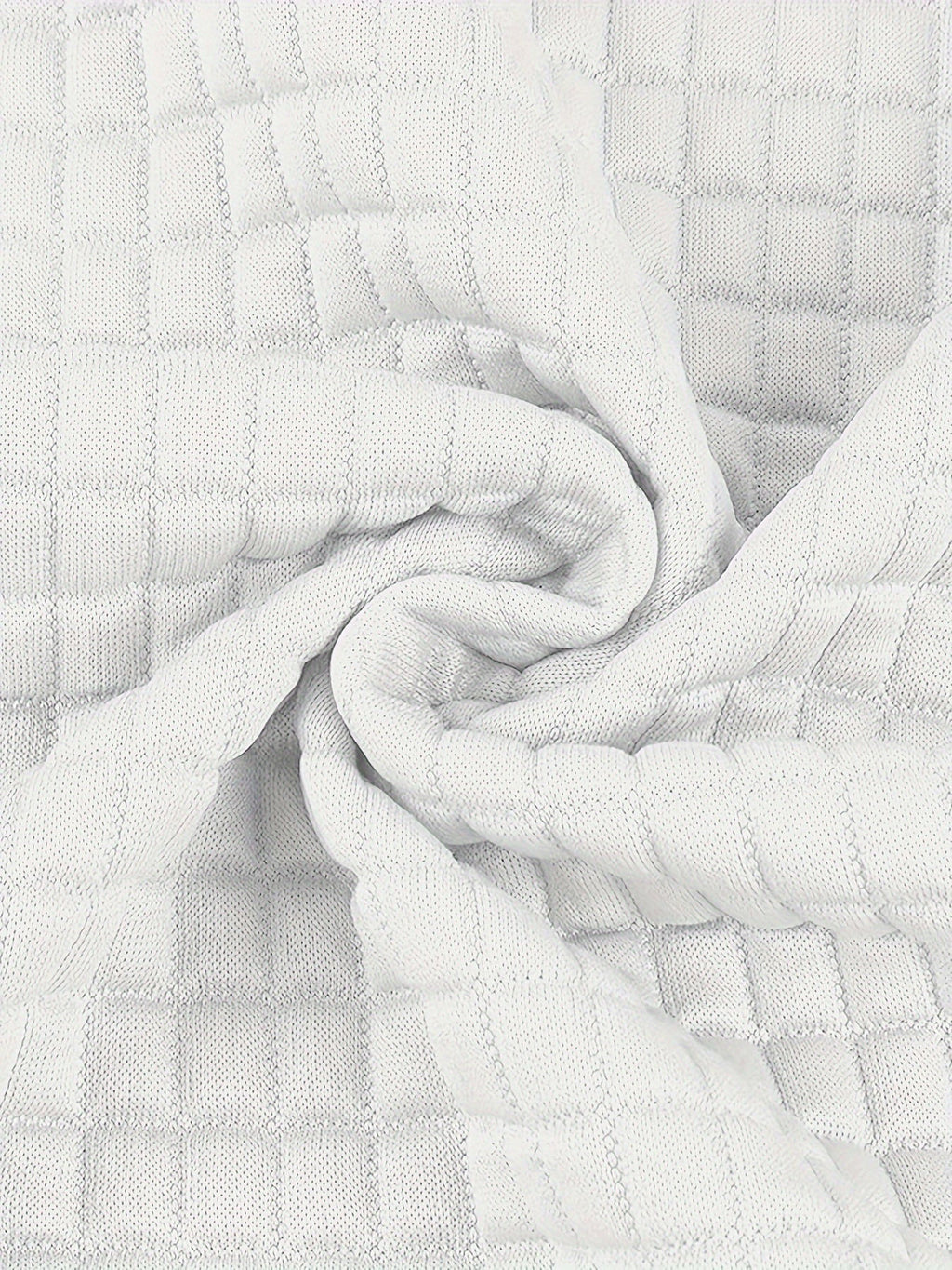 Waffle Knit Hoodie Women's Drawstring Kangaroo Pocket Textured Pullover – Casual, Everyday
