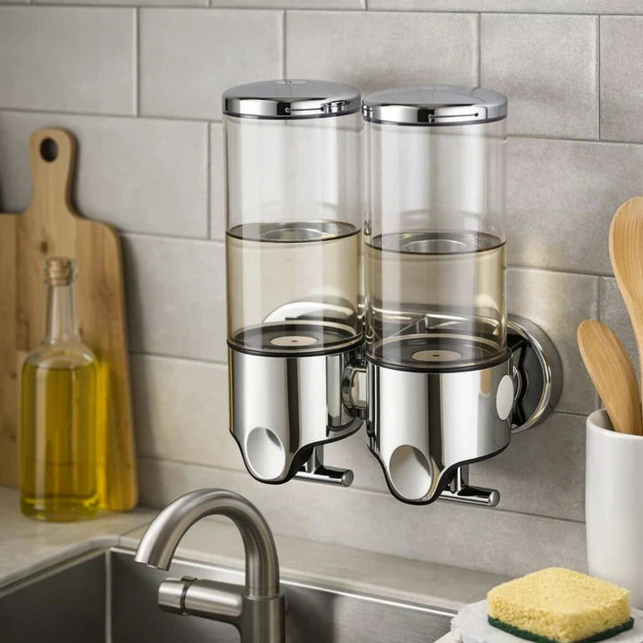 Wall Mounted Soap Dispenser | Push Button · Werune