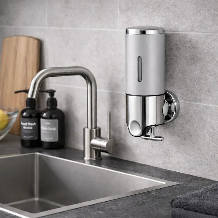 Wall Mounted Soap Dispenser | Push Button · Werune