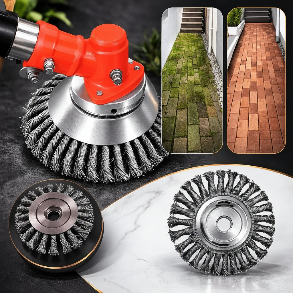 Weed Trimmer Brush | Wire Bristles · Werune