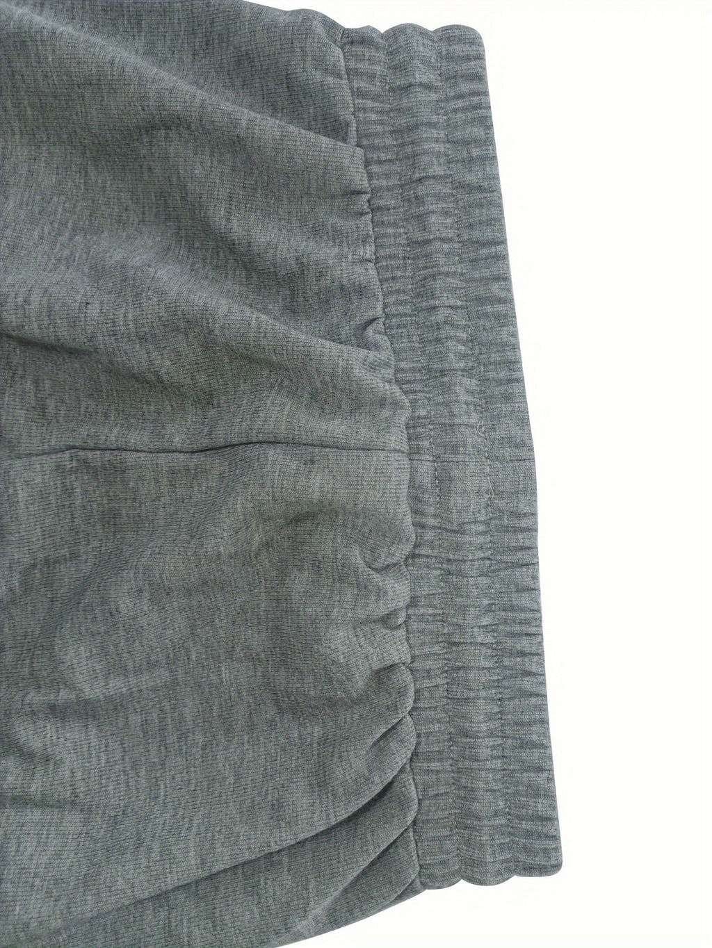 Wide-Leg Sweatpants Grey Drawstring Women's Straight-Leg Joggers – Casual, Loungewear