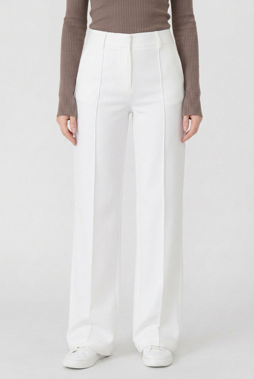 Wide Leg Trousers High Waist Black Women's – Office, Casual, Holiday, Gift · Werune