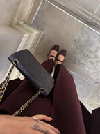 Wrap Coat Wool Blend Bordeaux Women's Longline Overcoat – Casual, Office, Autumn Winter Outerwear