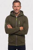 Zip Hoodie Navy Men's Full Zip Hooded Jacket with Zipped Pockets – Casual, Everyday Wear