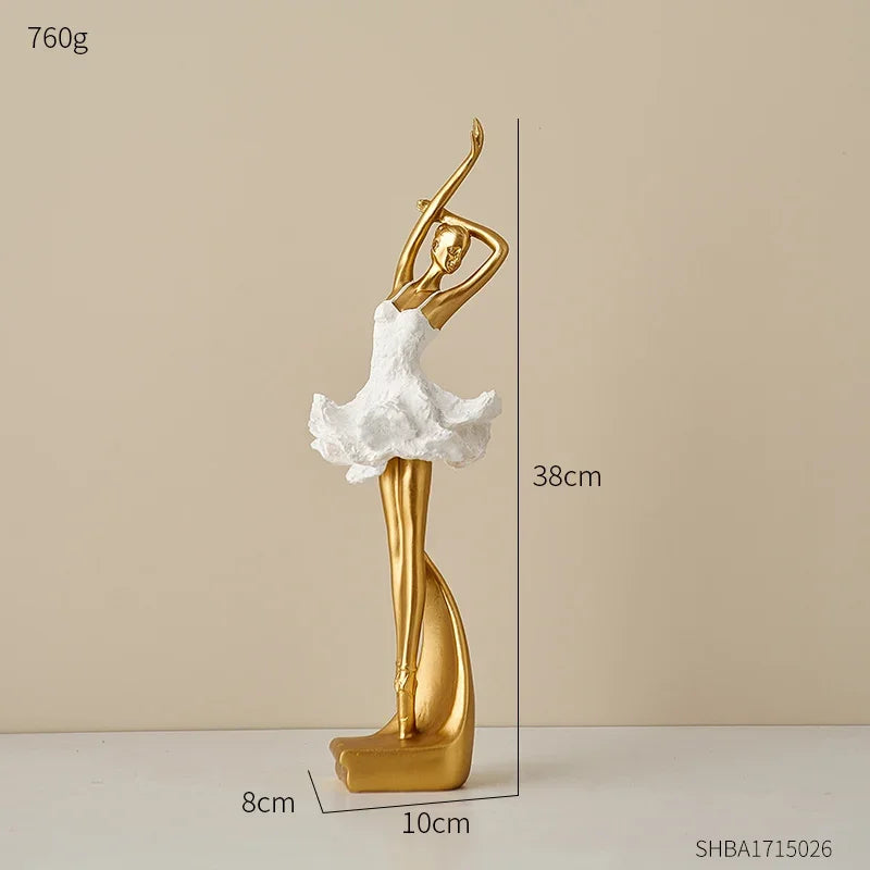 Ballerina Statue | Standing Ballet Figure-Figurine-werune.com