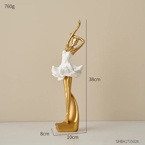 Ballerina Statue | Standing Ballet Figure-Figurine-werune.com