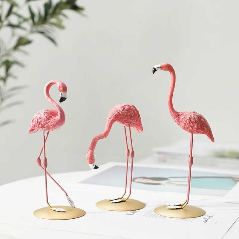 Flamingo Ornament | Slim Standing Accent-Figurine-werune.com