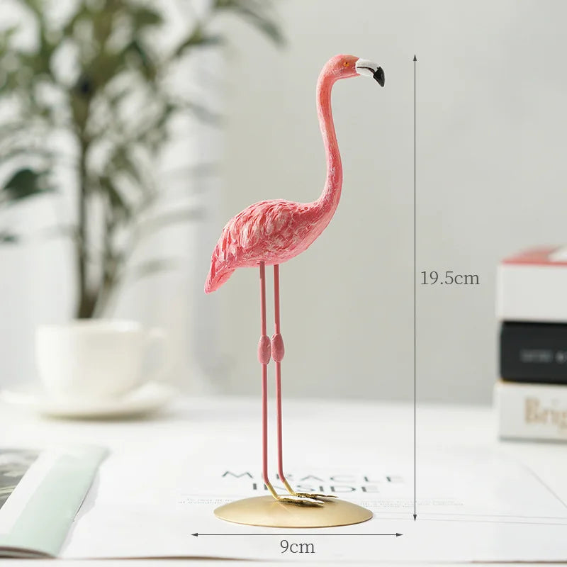Flamingo Ornament | Slim Standing Accent-Figurine-werune.com