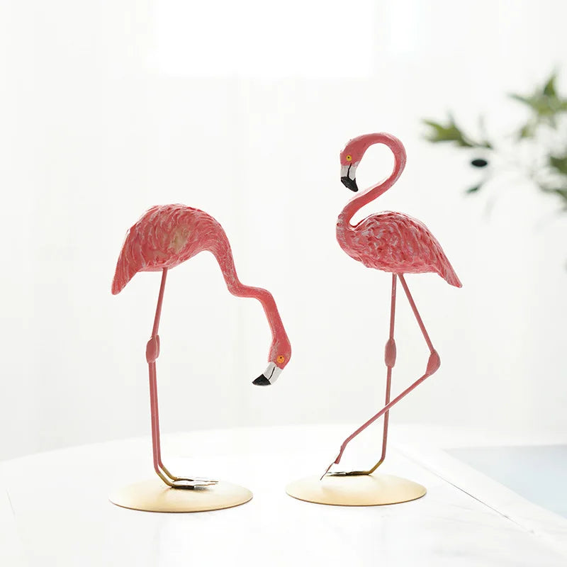 Flamingo Ornament | Slim Standing Accent-Figurine-werune.com