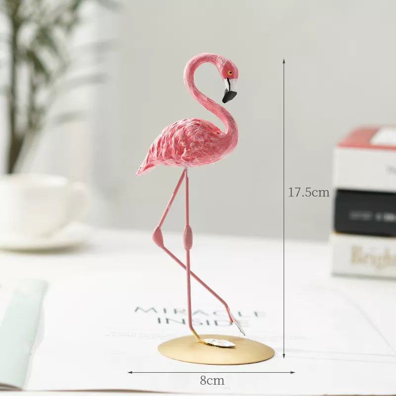 Flamingo Ornament | Slim Standing Accent-Figurine-werune.com