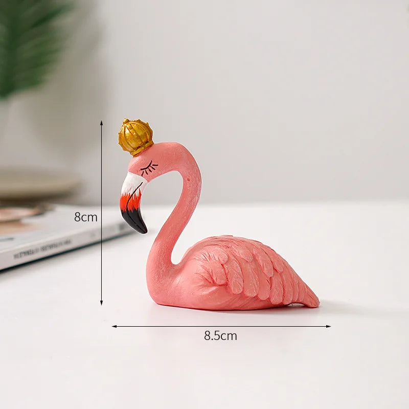 Flamingo Ornament | Slim Standing Accent-Figurine-werune.com