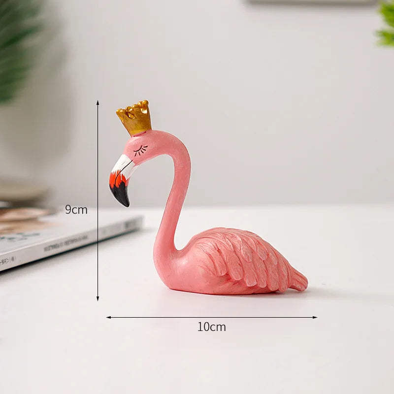 Flamingo Ornament | Slim Standing Accent-Figurine-werune.com