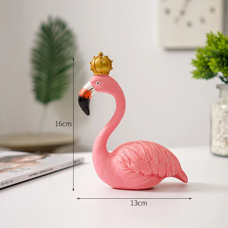 Flamingo Ornament | Slim Standing Accent-Figurine-werune.com