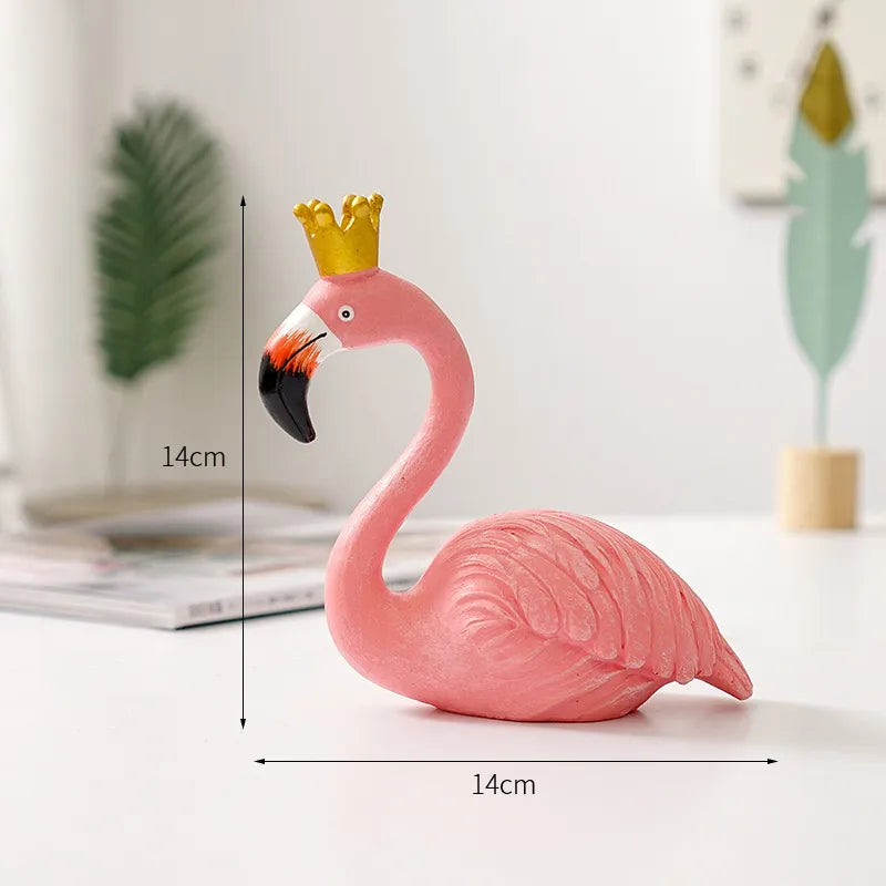 Flamingo Ornament | Slim Standing Accent-Figurine-werune.com