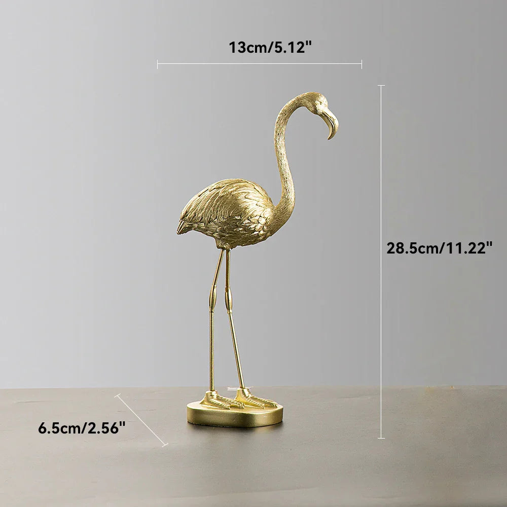Flamingo Ornament | Slim Standing Accent-Figurine-werune.com