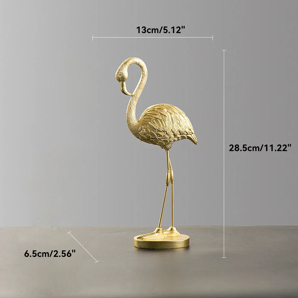 Flamingo Ornament | Slim Standing Accent-Figurine-werune.com