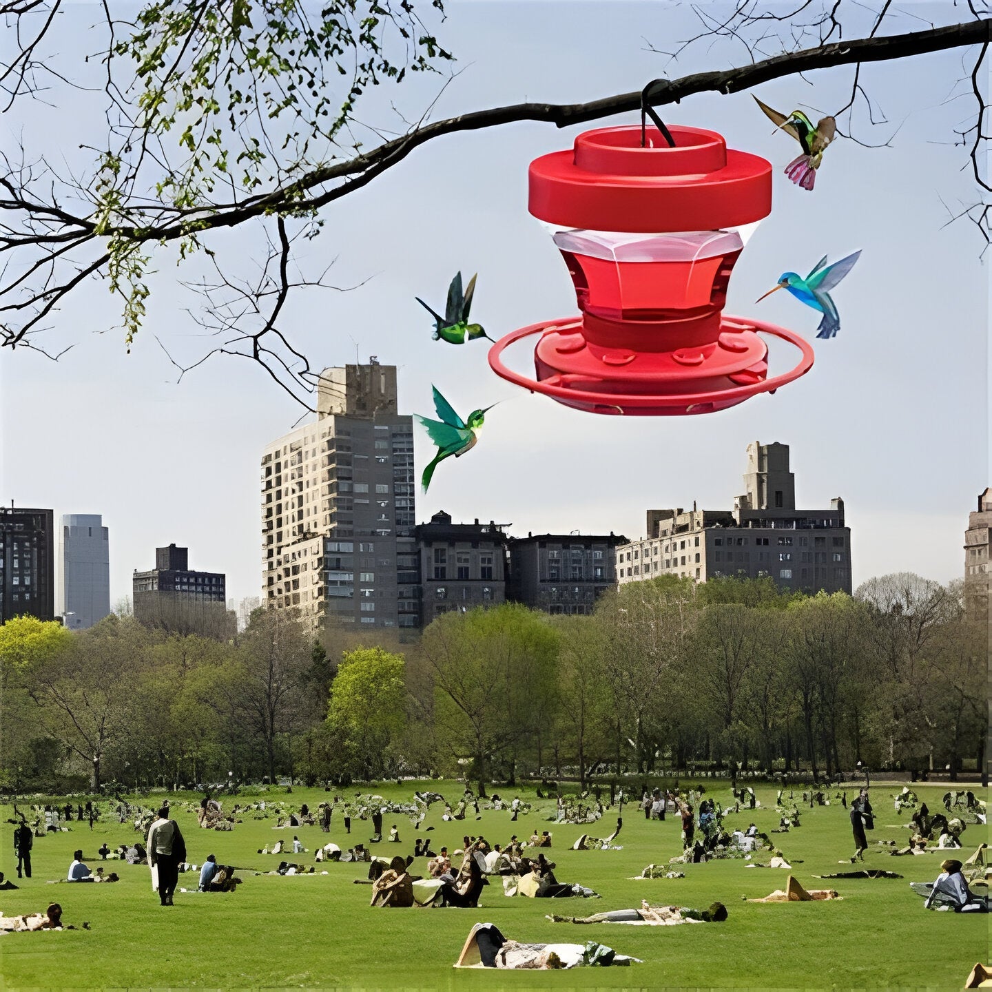 Hanging Hummingbird Feeder | Garden Nectar Station - Werune