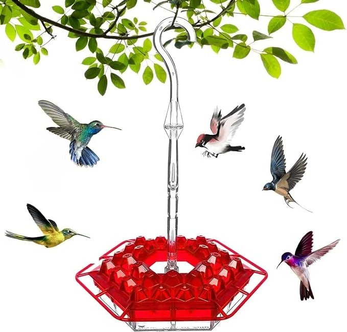 Hanging Hummingbird Feeder | Garden Nectar Tray Design - Werune