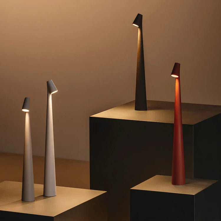 Modern Table Lamp | Slim Column Lighting Design