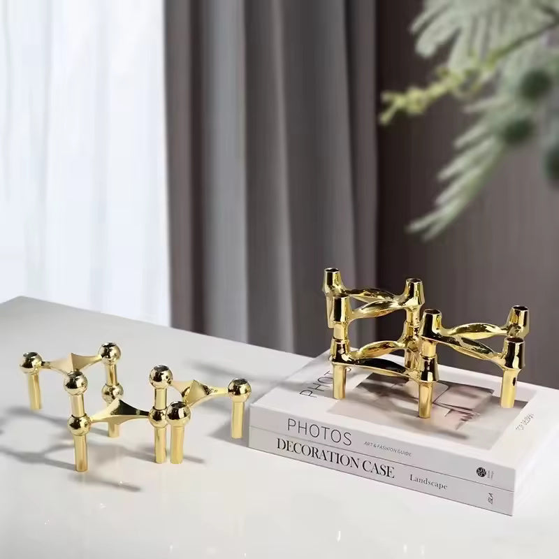 Modular Candle Holder | Stackable Display Design-Candle Holder-werune.com
