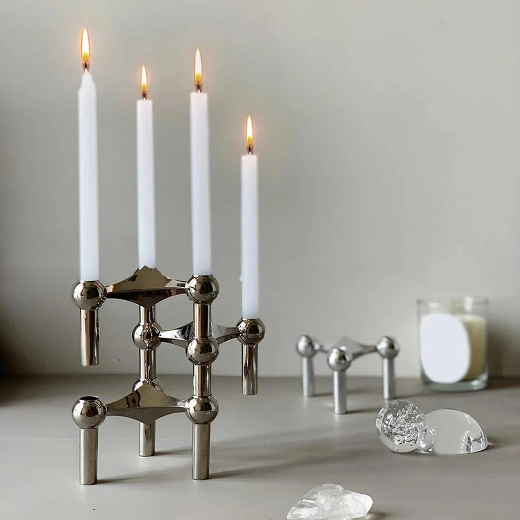 Modular Candle Holder | Stackable Display Design-Candle Holder-werune.com
