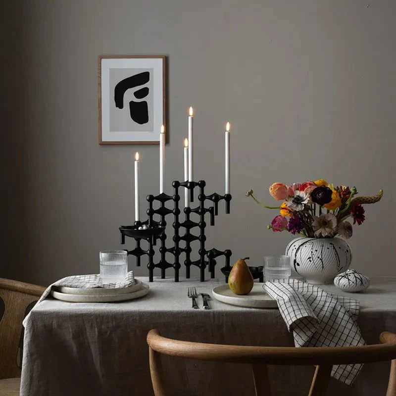 Modular Candle Holder | Stackable Display Design-Candle Holder-werune.com