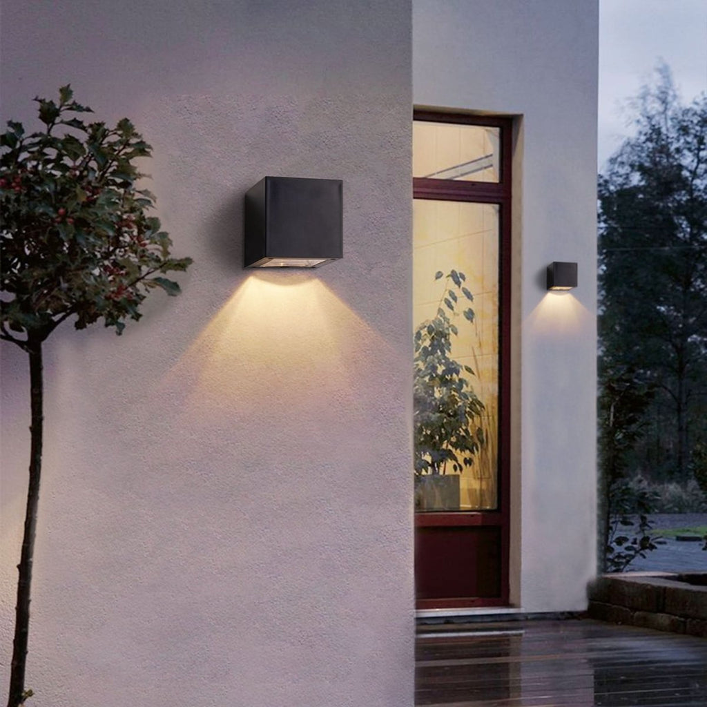 Outdoor Wall Light | Cube Up Down Design Werune 