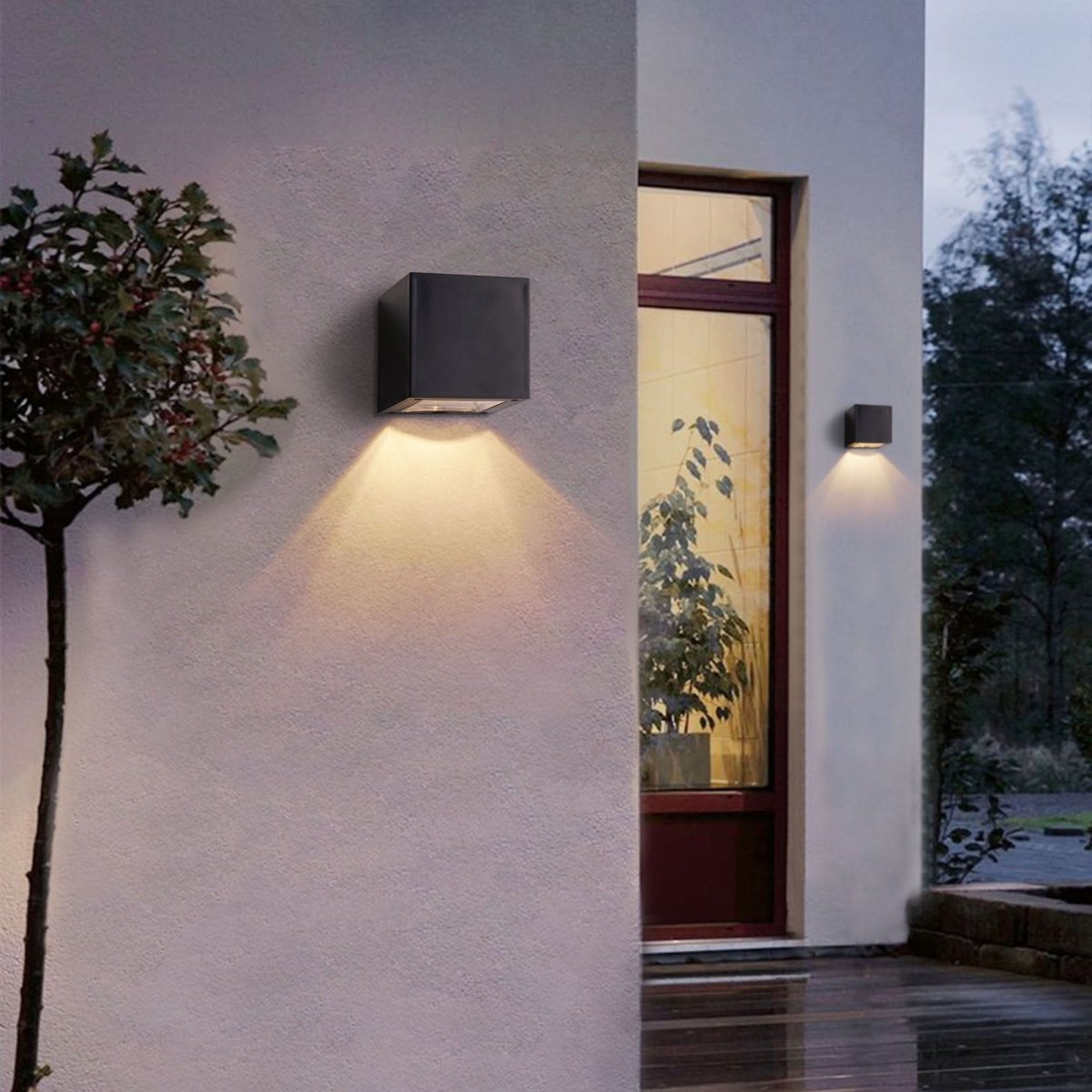 Outdoor Wall Light | Cube Up Down Design Werune 