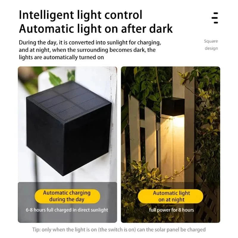 Outdoor Wall Light | Cube Up Down Design Werune 
