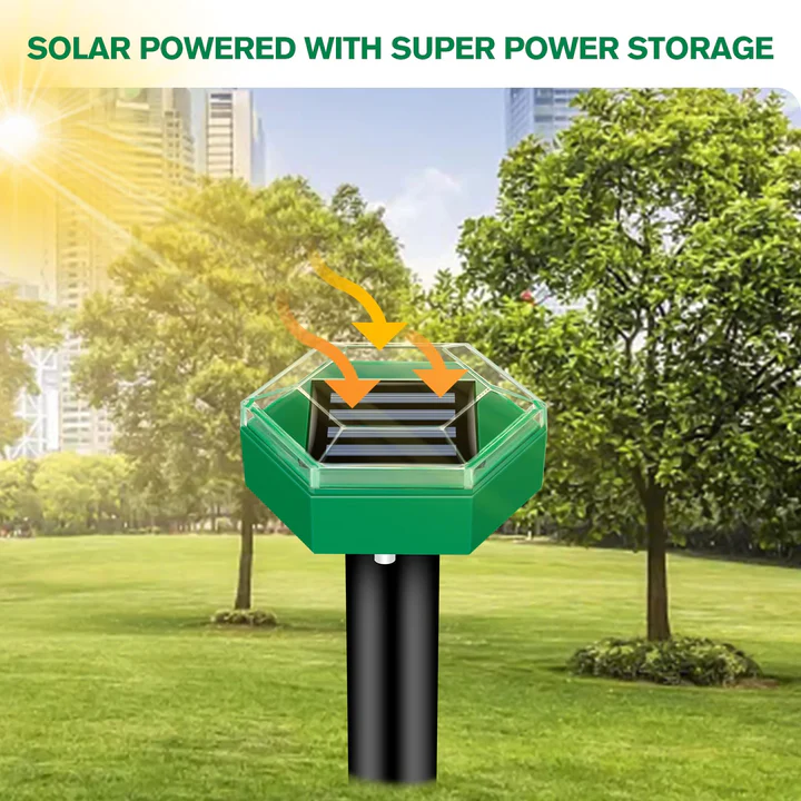 Solar Animal Repeller | Garden Stake Deterrent - Werune