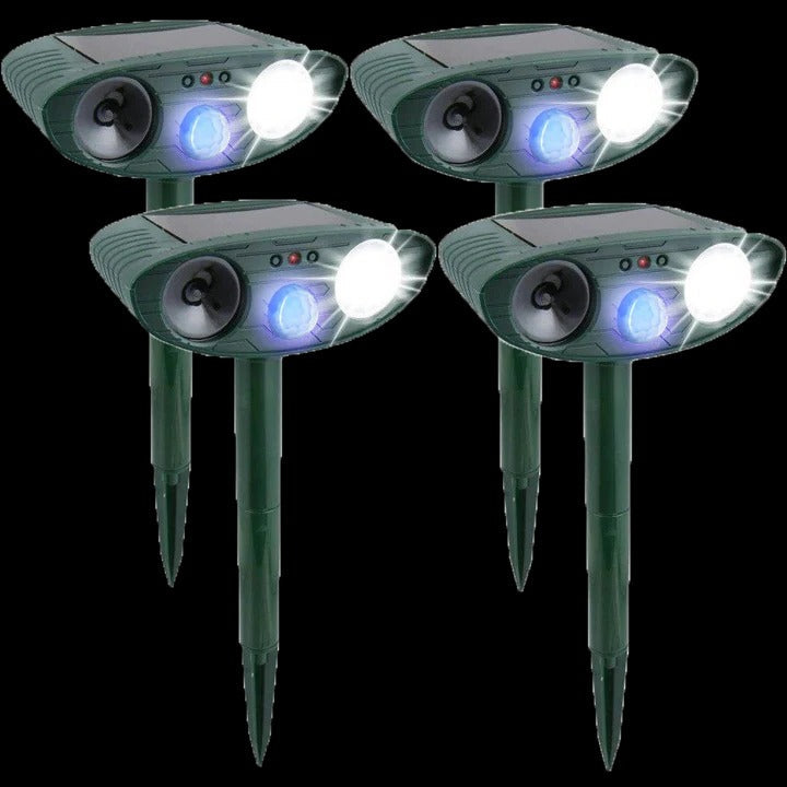 Solar Animal Repeller | Outdoor Garden Stake Device - Werune