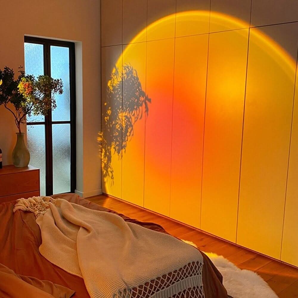 Sunset Projection Lamp | Round Lens Table Light Werune