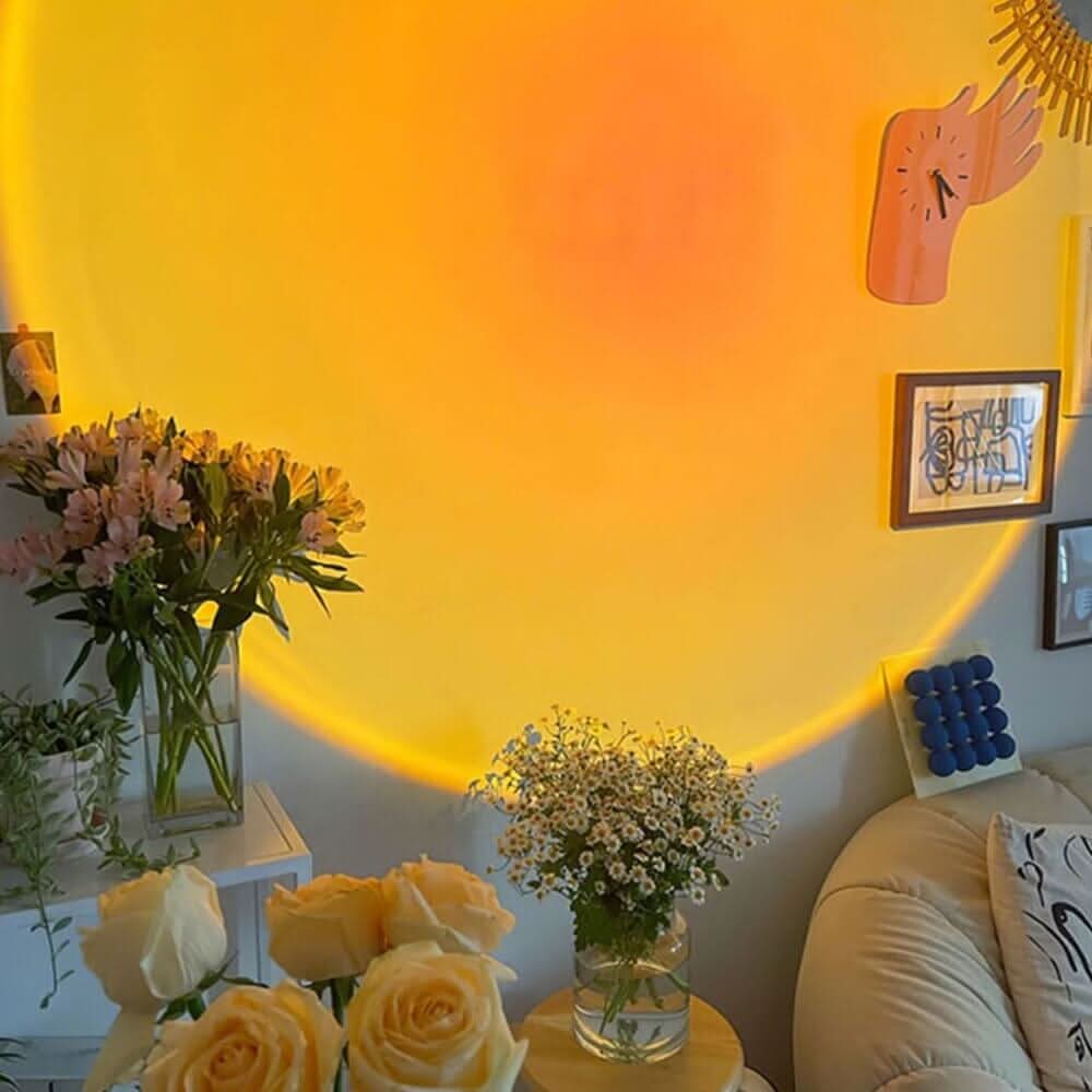 Sunset Projection Lamp | Round Lens Table Light Werune