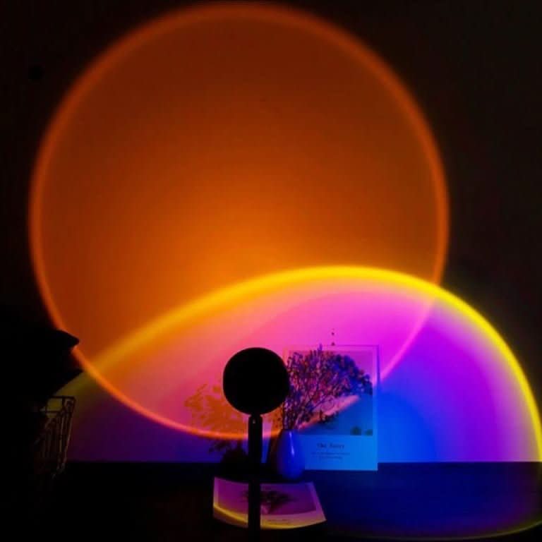 Sunset Projection Lamp | Round Lens Table Light Werune