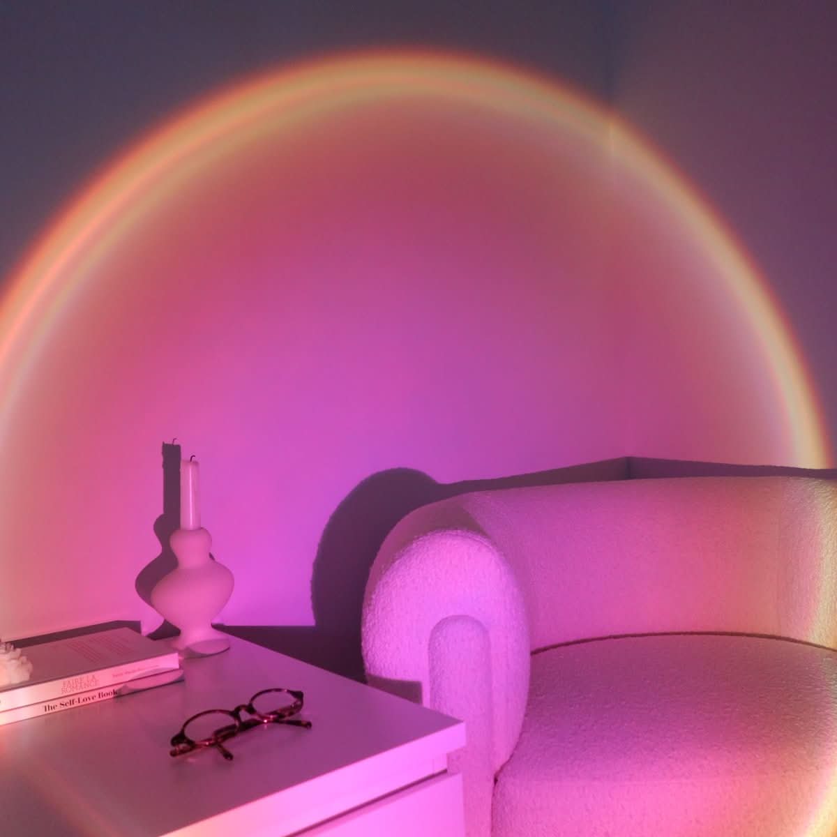 Sunset Projection Lamp | Round Lens Table Light Werune