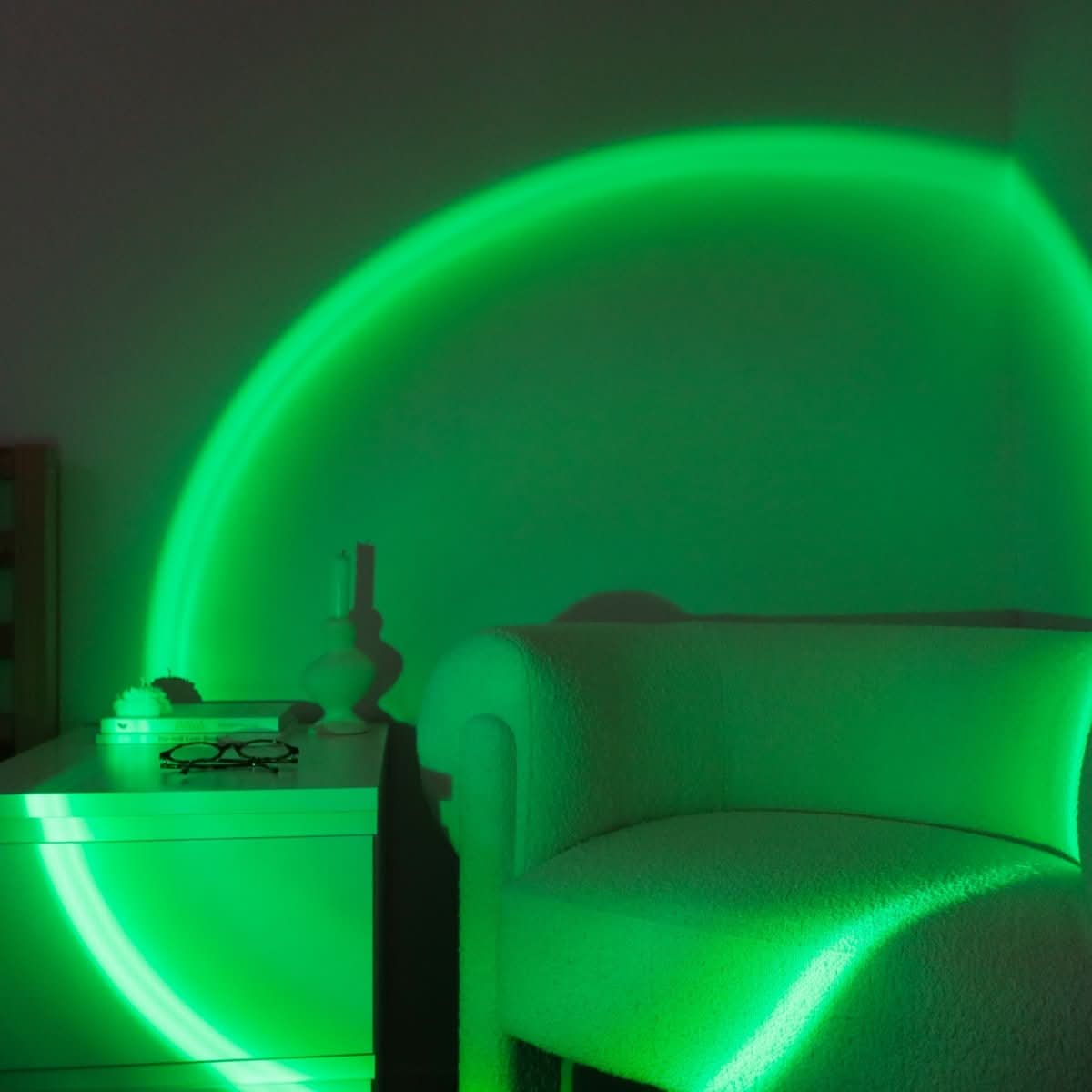 Sunset Projection Lamp | Round Lens Table Light Werune
