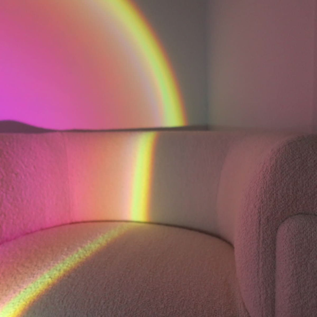 Sunset Projection Lamp | Round Lens Table Light Werune