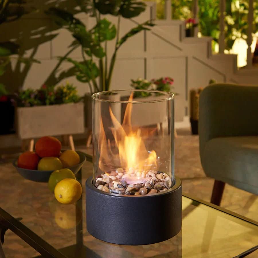 Tabletop Fire Pit | Cylinder Flame Design - Werune