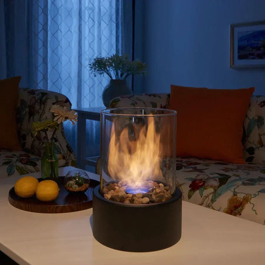 Tabletop Fire Pit | Cylinder Flame Design - Werune