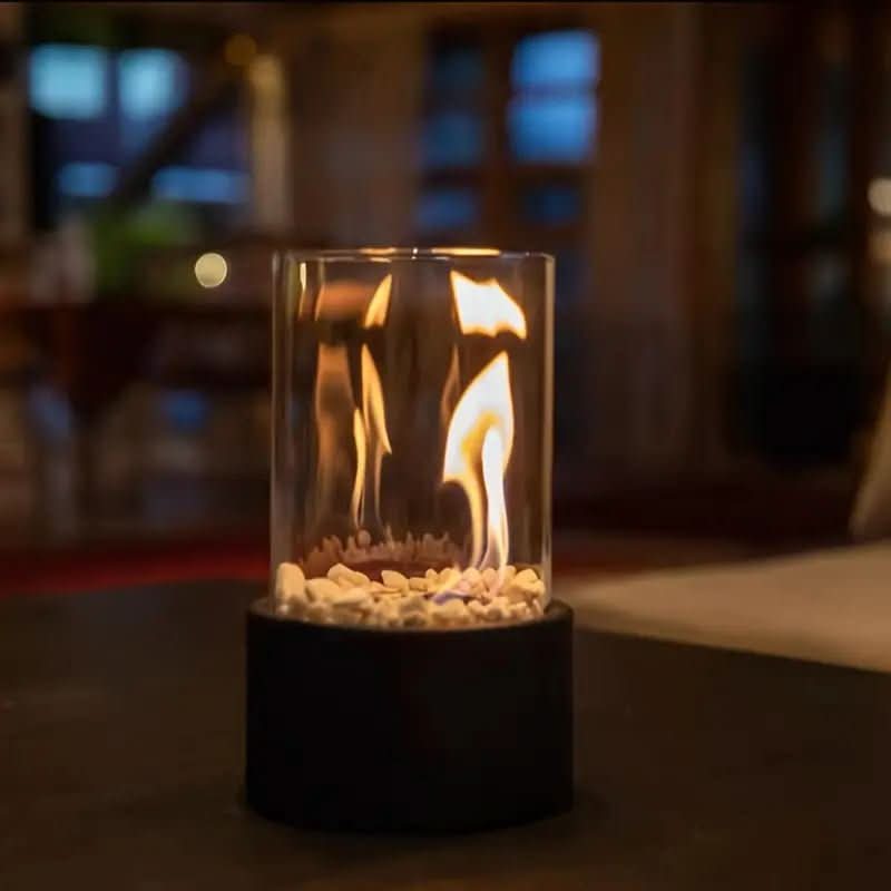 Tabletop Fire Pit | Cylinder Flame Design - Werune