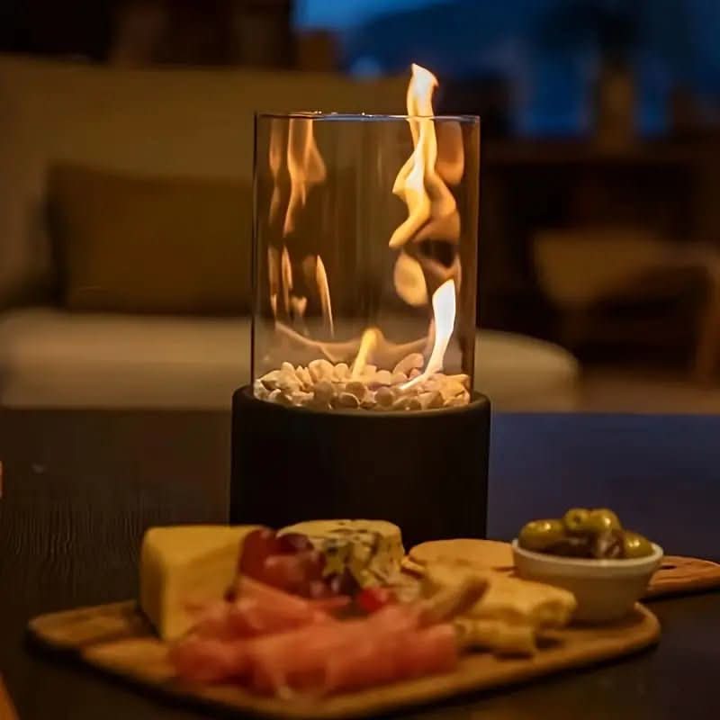 Tabletop Fire Pit | Cylinder Flame Design - Werune